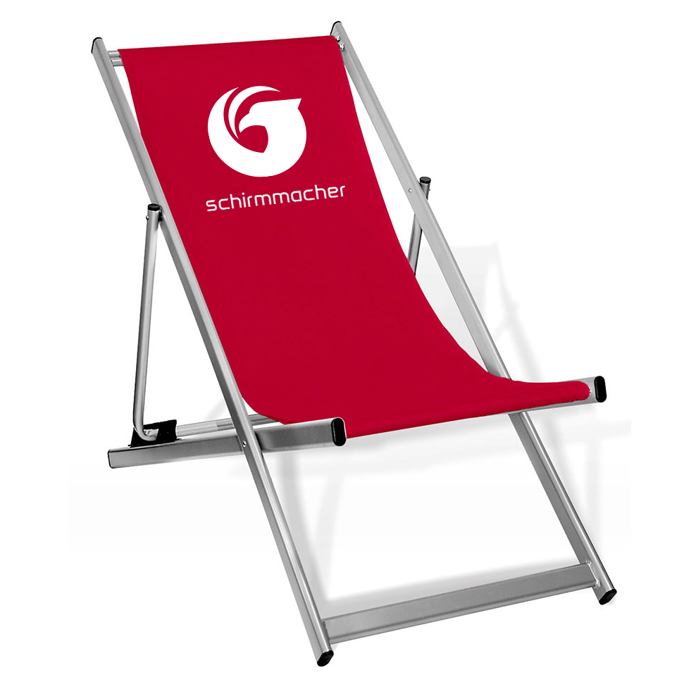 Classic Alu - 1-Sitzer Liegestuhl bedruckt